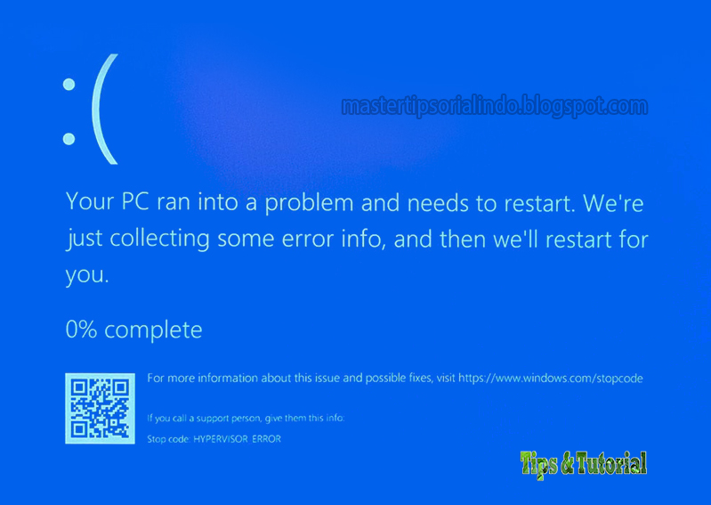 Cara Memperbaiki Error Blue Screen HYPERVISOR_ERROR di Windows 10/11