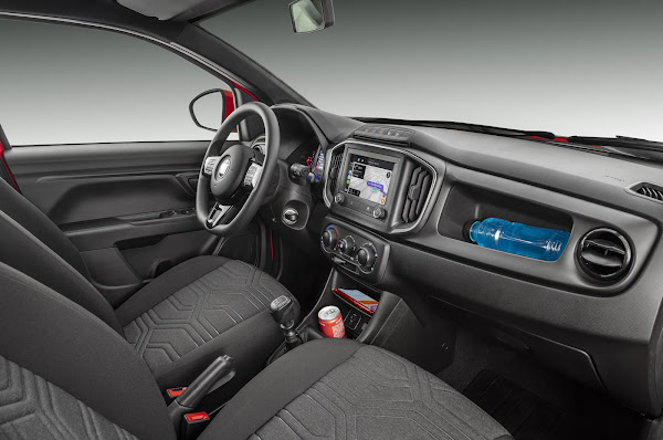 Nova Fiat Strada 2021 - interior Nova Fiat Strada 2021 - interior
