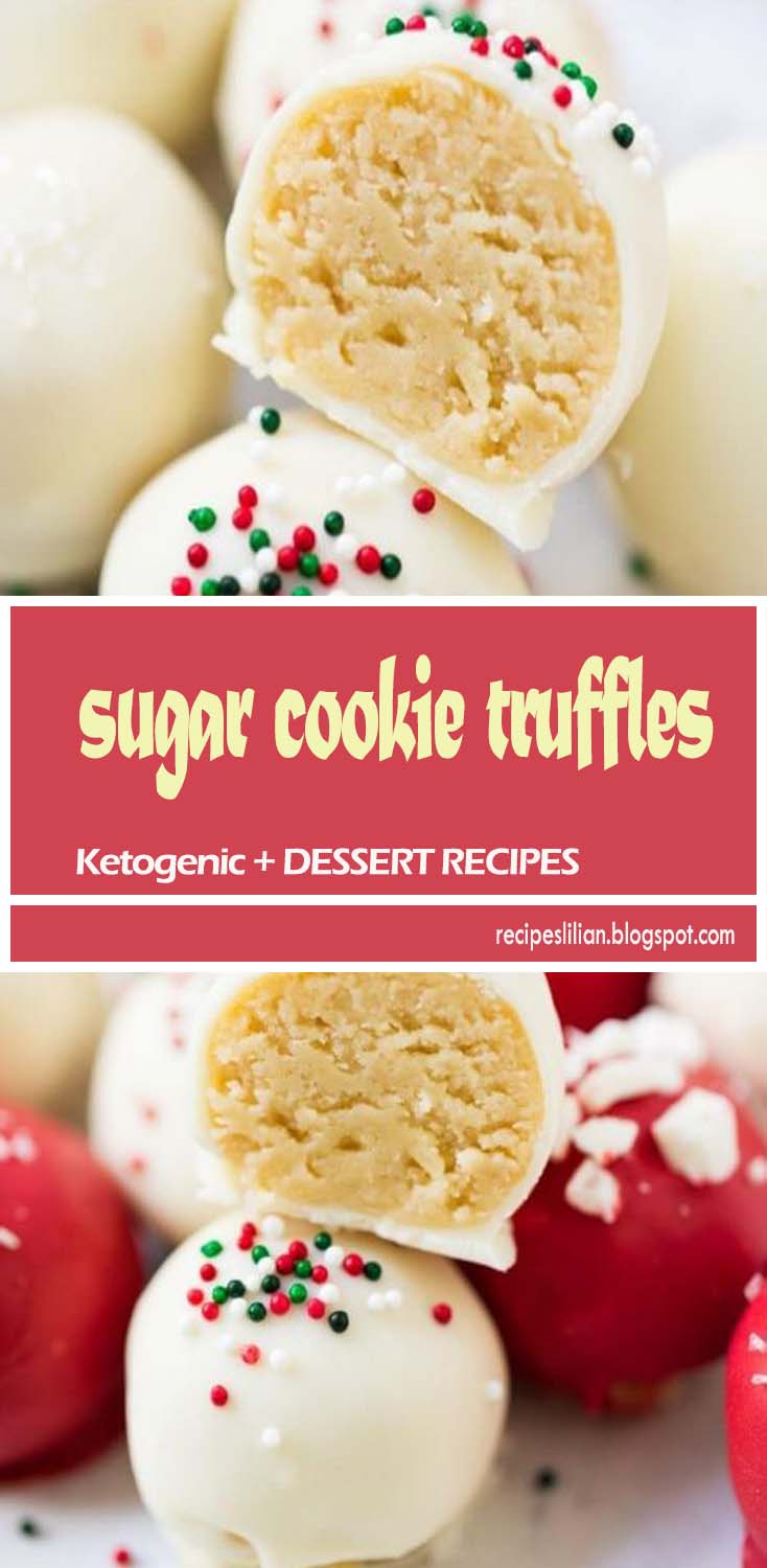 sugar cookie truffles - Recipes Lilian