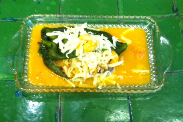 Mis Recetas Y Demas Chiles Poblanos Rellenos De Camarones C