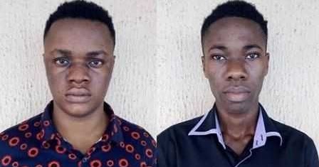 Men arrested for alleged leaking of WAEC and JAMB questions. (Photo