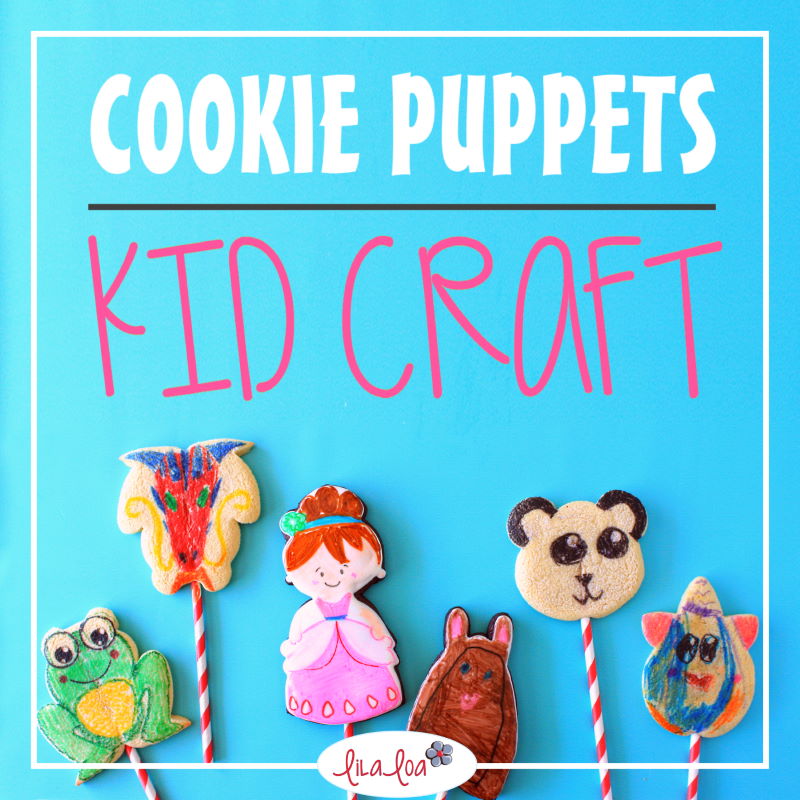 Kids Craft Puppet Sugar Cookies