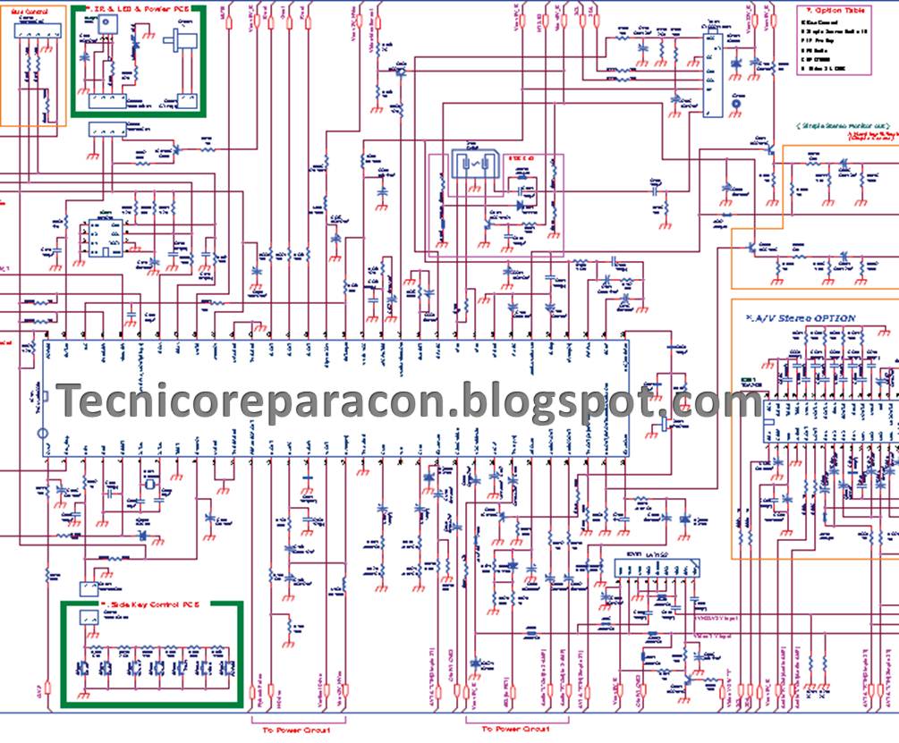 DTQ-2134NS CX-T21FB TV Daewoo Diagrama | Reparación Técnica