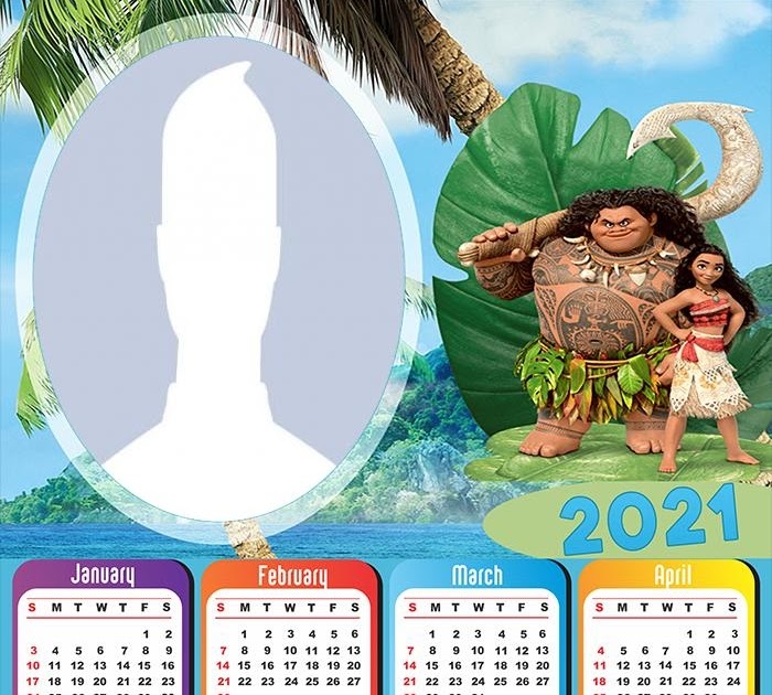 Moana: Calendario 2021 para Imprimir Gratis. - Ideas y material gratis ...