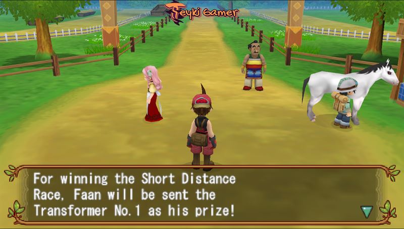 Horse Race - Harvest Moon Hero of Leaf Valley Horse Race - Harvest Moon Hero of Leaf Valley