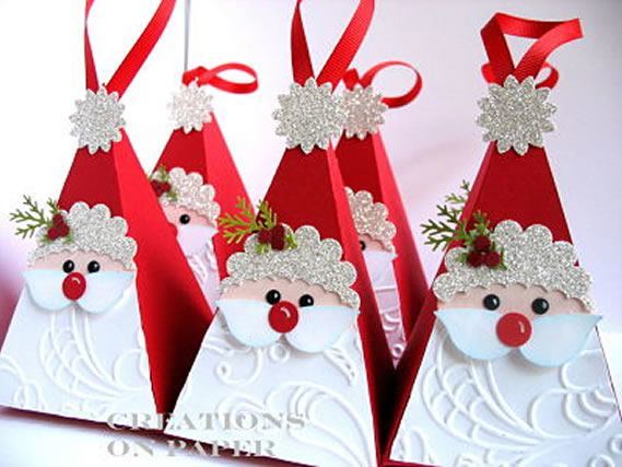 Holibanna Caja de hojalata de Navidad cajas de galletas de Papá Noel 3 capas de cajas regalo de Navidad grandes cajas de lata paquete regalo de cocina lata 
