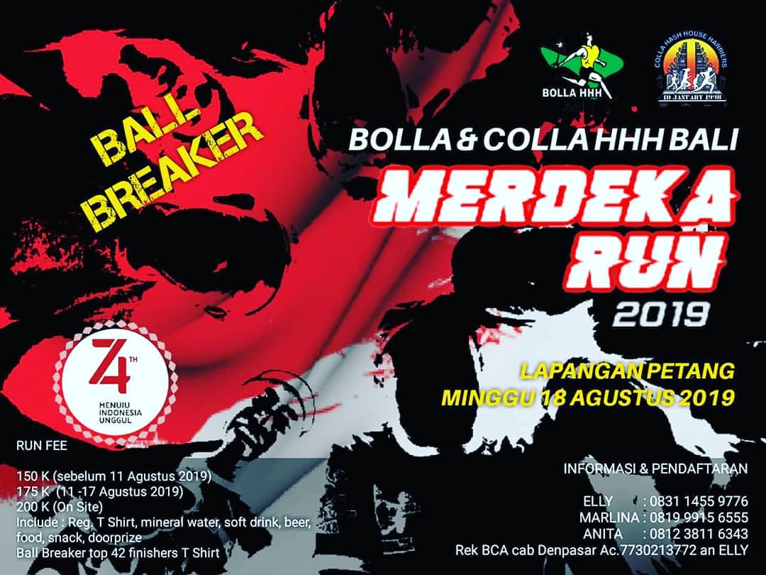 Bolla & Colla HHH Bali Merdeka Run • 2019 Bolla & Colla HHH Bali Merdeka Run • 2019