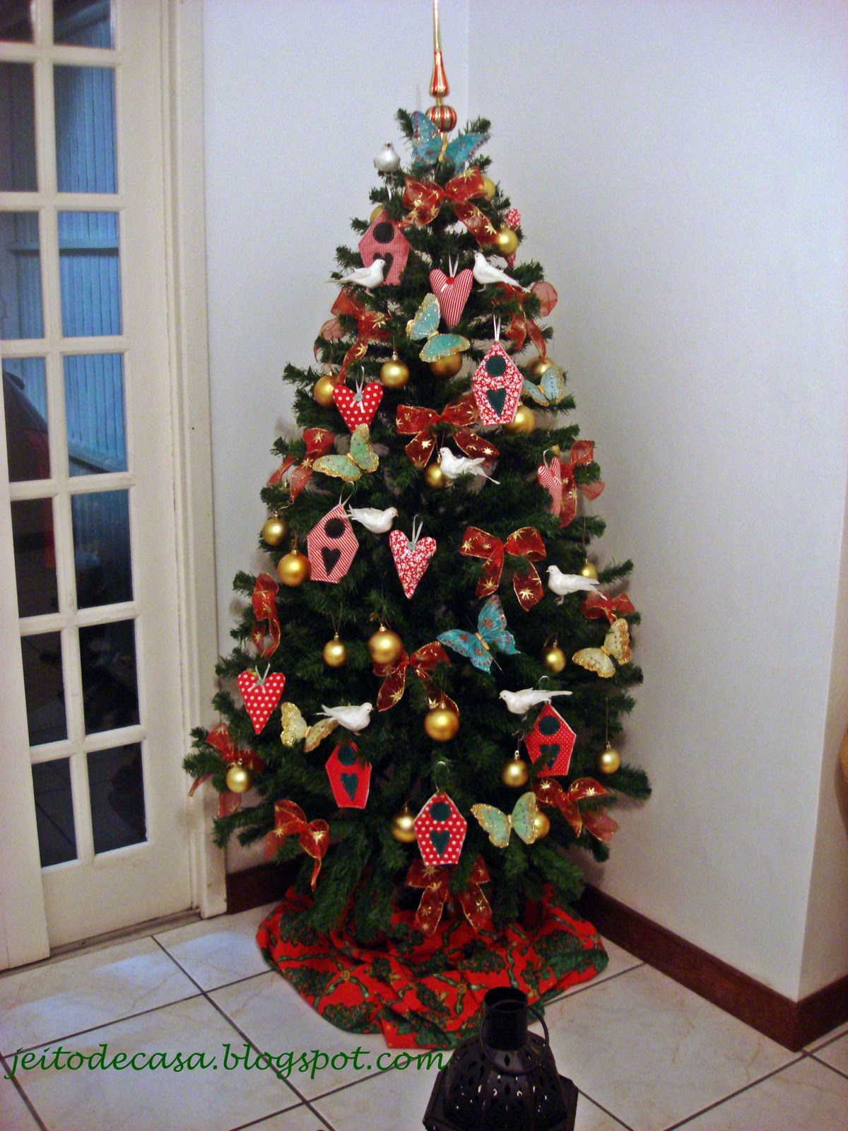 Enfeites de tecido para árvore de natal!!! - Jeito de Casa - Blog de  Decoração e Arquitetura