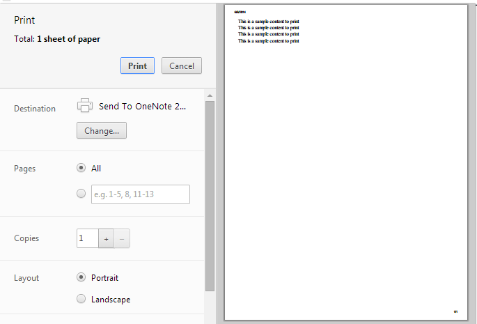 print page