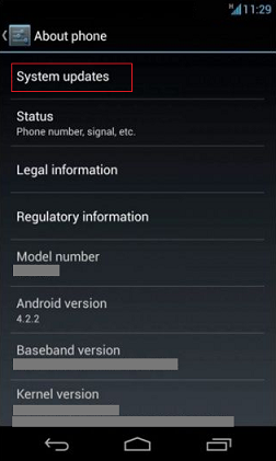 Android System Update Android System Update