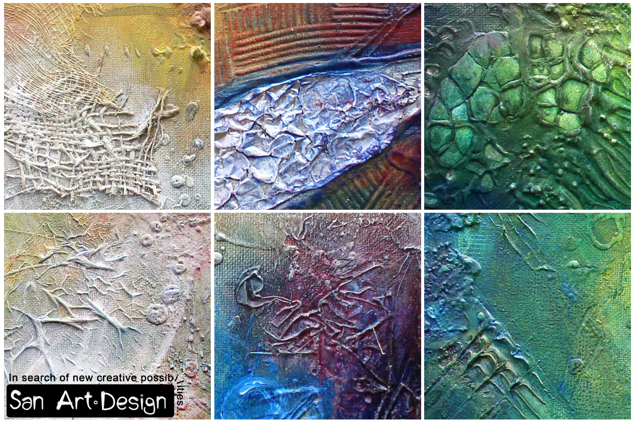 Sandra Trubin's Art Blog: Textures
