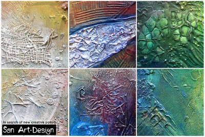 Sandra Trubin's Art Blog: Textures