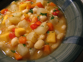 Spicy White Bean and Turnip Soup