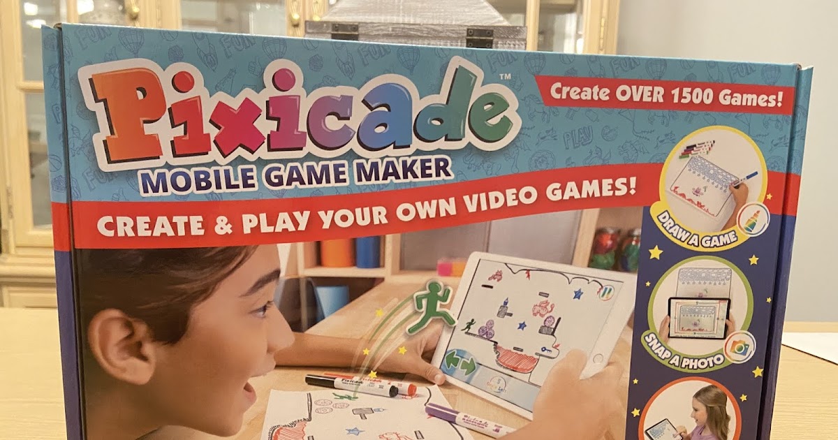 Pixicade™ The New Video Game Maker Brings Art To Life!