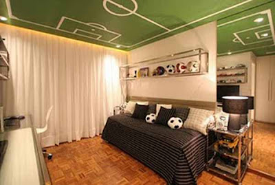  Decorating Ideas: Soccer or Football Theme for Teen Boys Bedroom ideas