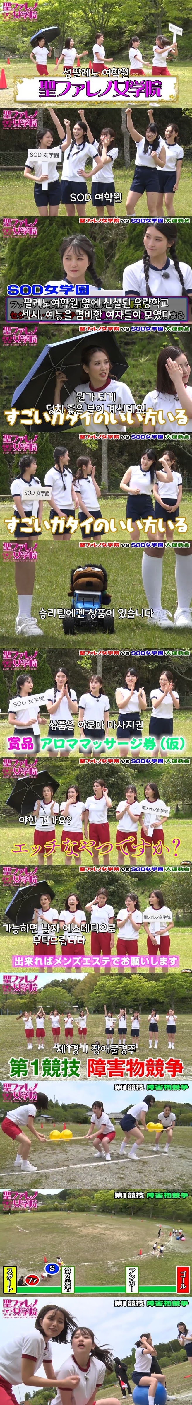 성팔레노 vs SOD 여학원 운동회 - 디쁠