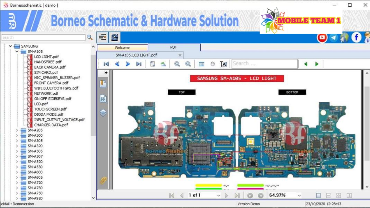 GSM REPAIR Demo Version Of Borneo Schematics, Samsung, Xiaomi, Oppo