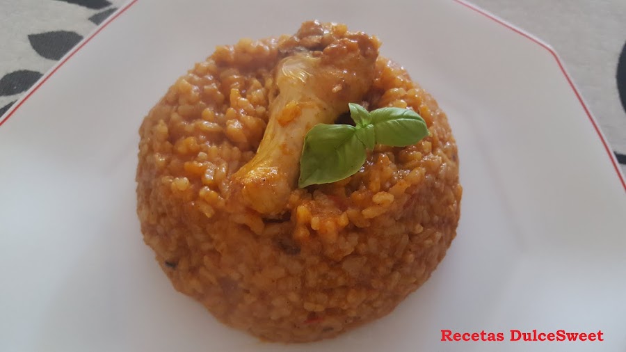 Receta paella con pollo