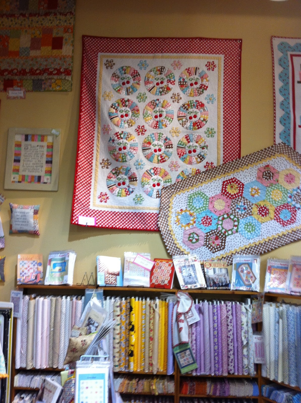 Material Girls Quilts A few pictures of the shop!