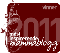 Kjempen Daniel er vinner av årets mest inspirerende mammablogg 2011.