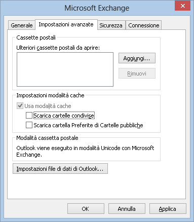 cartelle condivise outlook cartelle condivise outlook