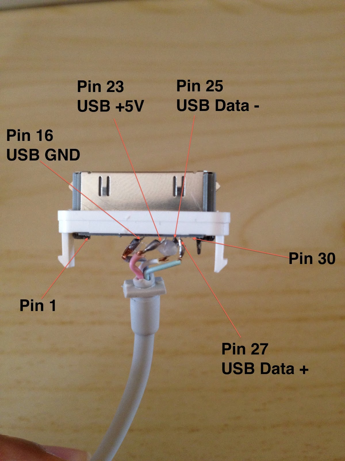 Electronique et Programmation: Apple USB cable teardown