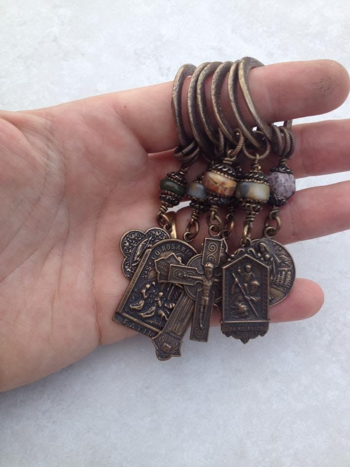 All Beautiful Catholic Beads KEY RINGS