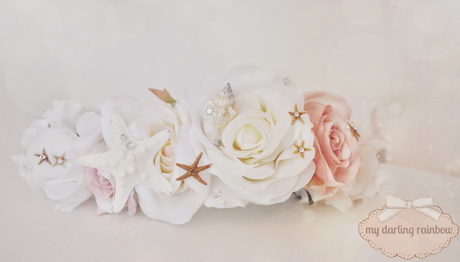 My Darling Rainbow Flower Crown DIY