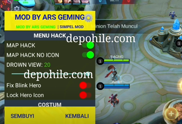 Mobile Legends 1.5.x Ars Geming Mod Menu Hile Temmuz 2021