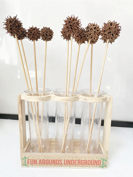 Pinecone and Sweet Gum Ball Vase Filler 