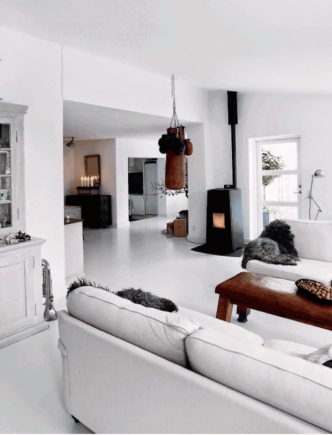 Un hogar ecléctico en Navidad