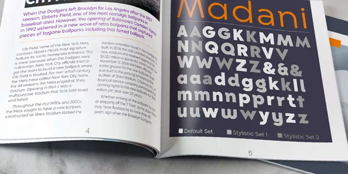 Madani Font Family 5 Madani Font Family