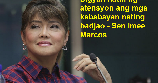 Imee Marcos to Donate Entire Salary to 263 Badjao College Scholars