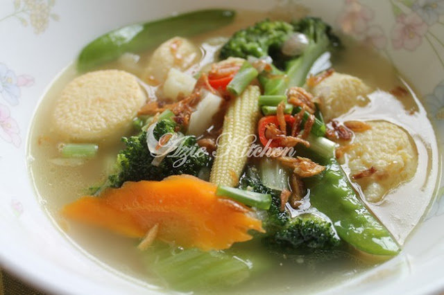 Sup Sayur Campur Tauhu Telur Yang Sedap