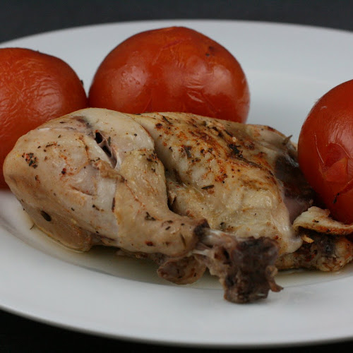 Herb Roasted Chicken with Summer Tomatoes Slow Cooker Recipe
