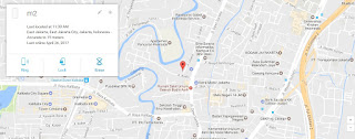tampilan adm menemukan lokasi hp hilang dengan android device manager