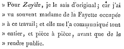 Mme de Lafayette fait partie des précieuses à surnom