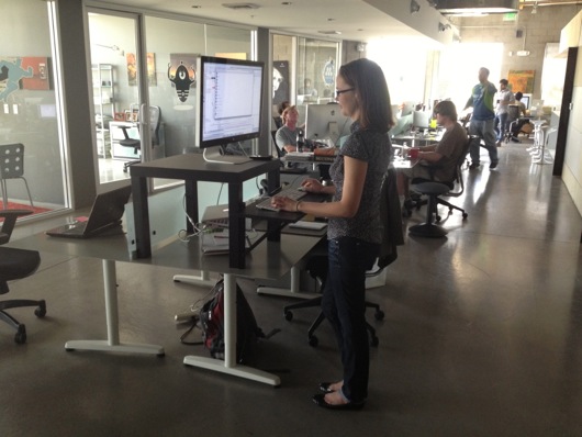Stand Up Desk Stand Up Exercises Burns Calories And Fat My