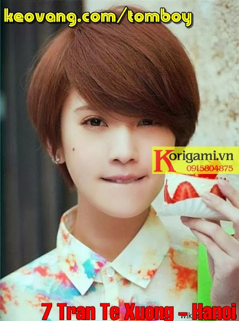 KIỂU TÓC NGẮN TOMBOY ĐẸP DÀNH CHO GƯƠNG MẶT TRÒN MŨM MĨM
