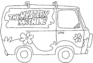 scooby doo colouring in pictures