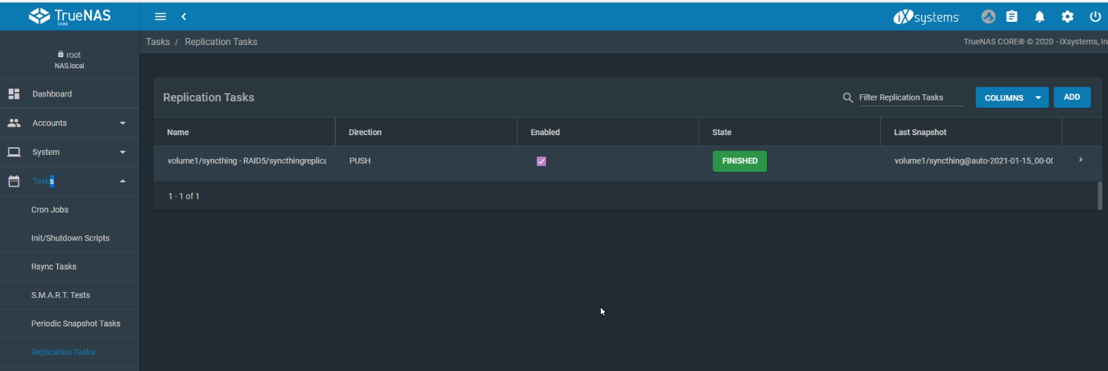 Task share. FREENAS NFS ESXI. Replication tasks TRUENAS. TRUENAS Core. ESXI TRUENAS nfscannot complete file Creation Operation.
