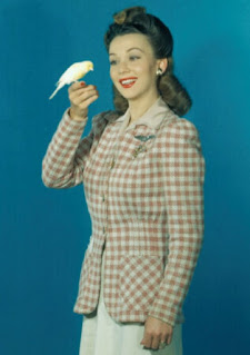 Carole Landis With A Canary