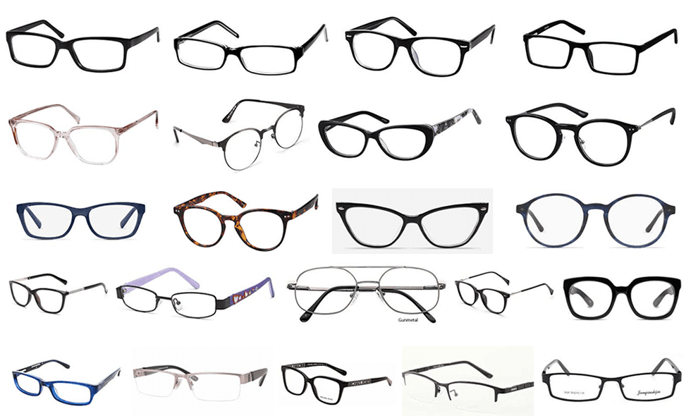 Types Of Eyeglass Frames Table Frame