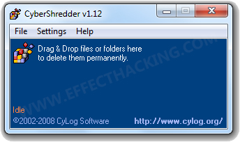 CyberShredder Screenshot
