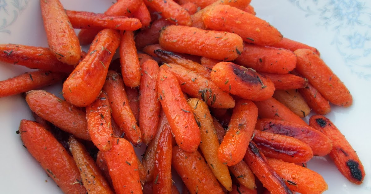 Just a little hungry... honey thyme roasted carrots