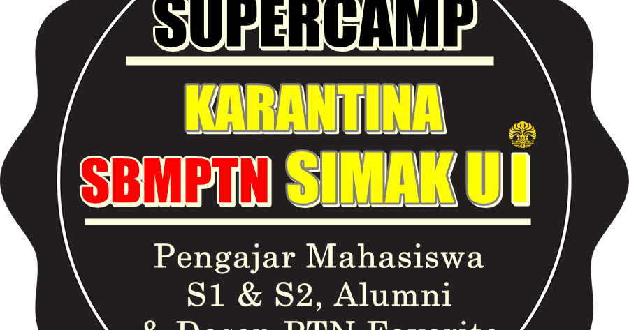 Karantina PTN,Bimbel Masuk PTN,SuperCamp SBMPTN/SIMAK UI,Bimbel Khusus