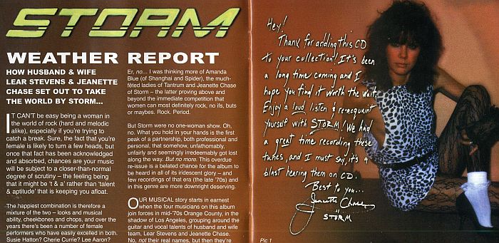 STORM - Storm [Rock Candy remastered +5] booklet