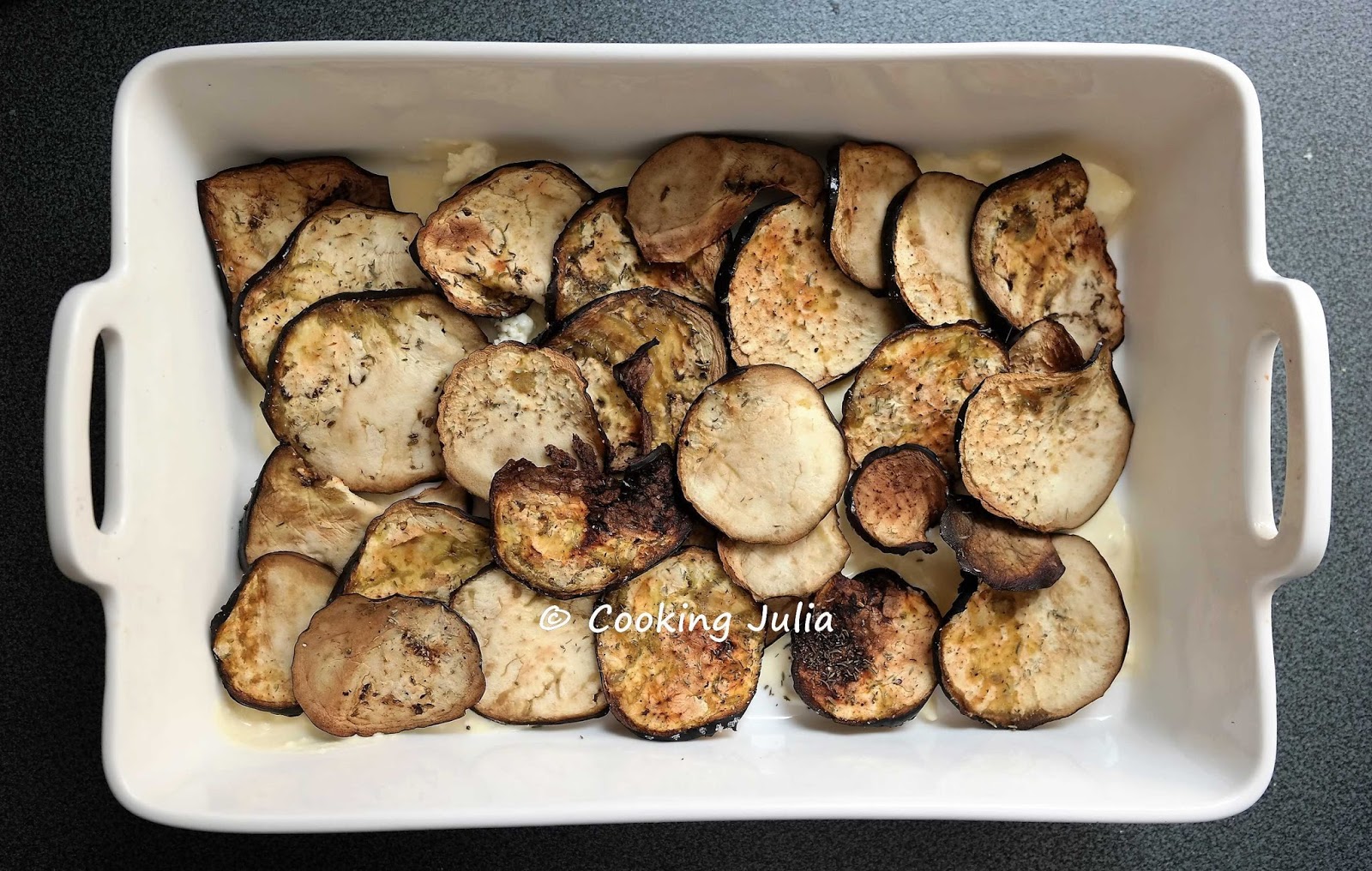 COOKING JULIA GRATIN D'AUBERGINES AU POULET FAÇON MOUSSAKA