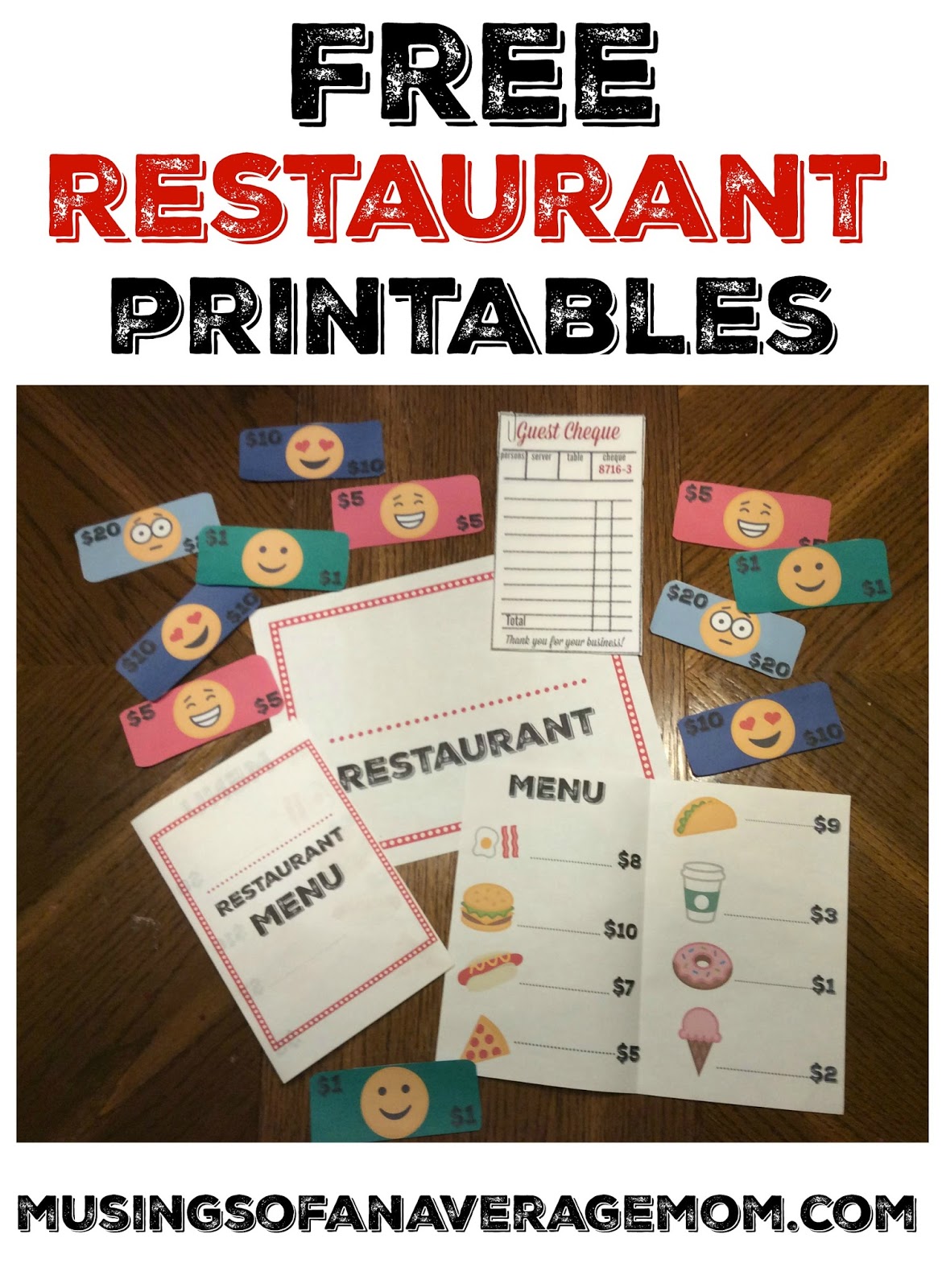 pretend play restaurant