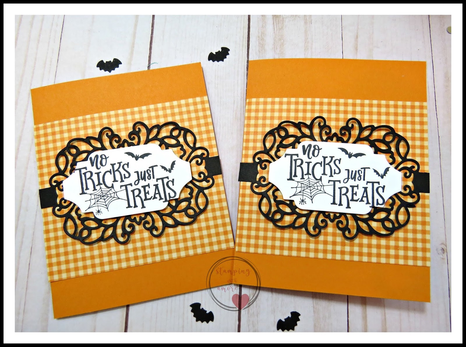 Stampingwithamore QUICK & EASY STAMPIN'UP HALLOWEEN CARD